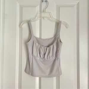 ❌SOLD❌ white bustier top